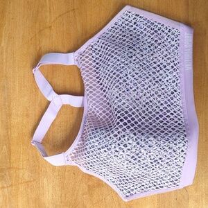 Victoria's Secret Lavender Mesh High-Neck Sports Bra